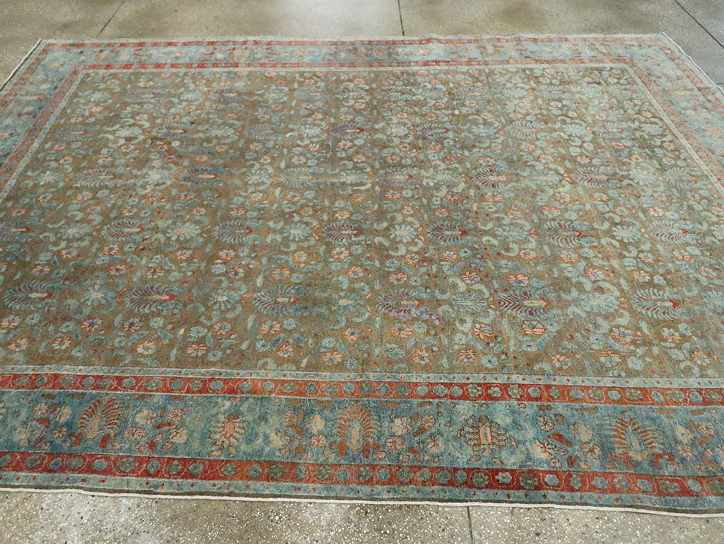 Antique Persian Tabriz Carpet, No.27022 - Gsblank
