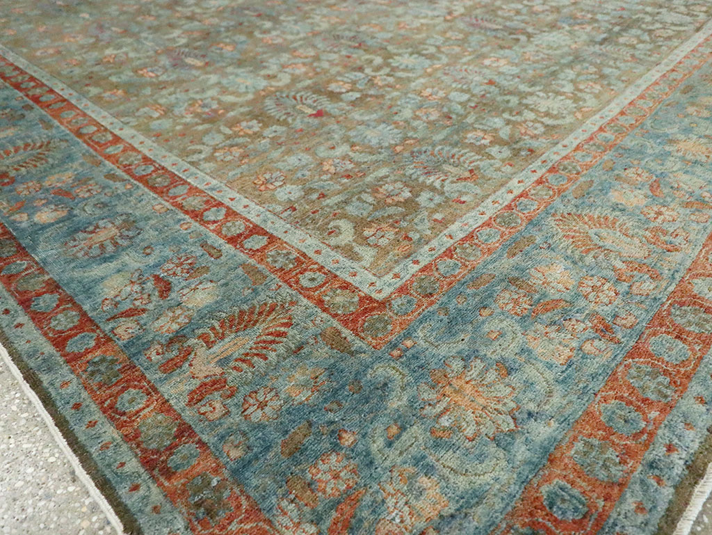 Antique Persian Tabriz Carpet, No.27022 - Gsblank