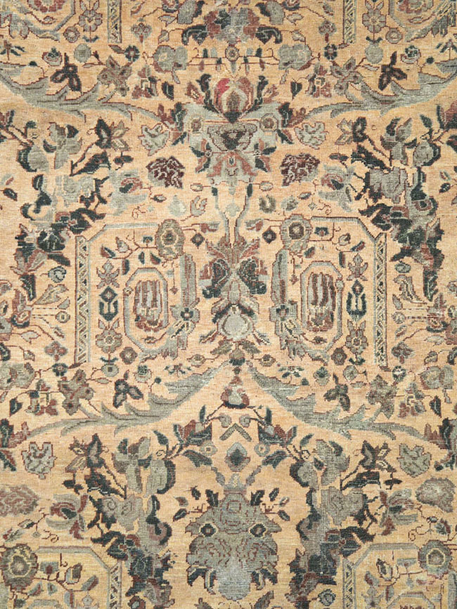 Antique Persian Mahal Carpet, No.27026 - Gsblank