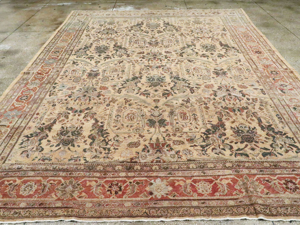 Antique Persian Mahal Carpet, No.27026 - Gsblank