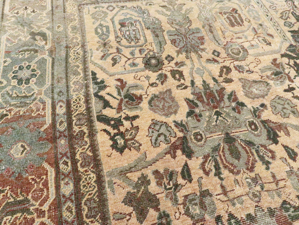 Antique Persian Mahal Carpet, No.27026 - Gsblank
