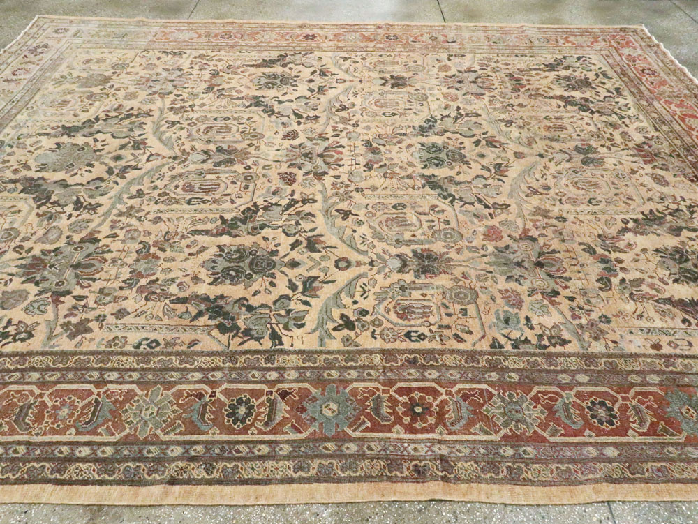 Antique Persian Mahal Carpet, No.27026 - Gsblank