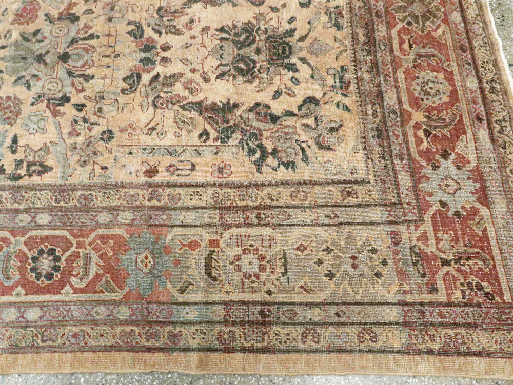 Antique Persian Mahal Carpet, No.27026 - Gsblank