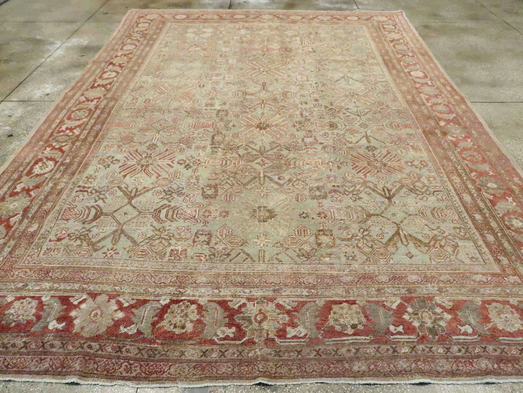 Antique Persian Mahal Room Size Carpet, No.27027 - Gsblank