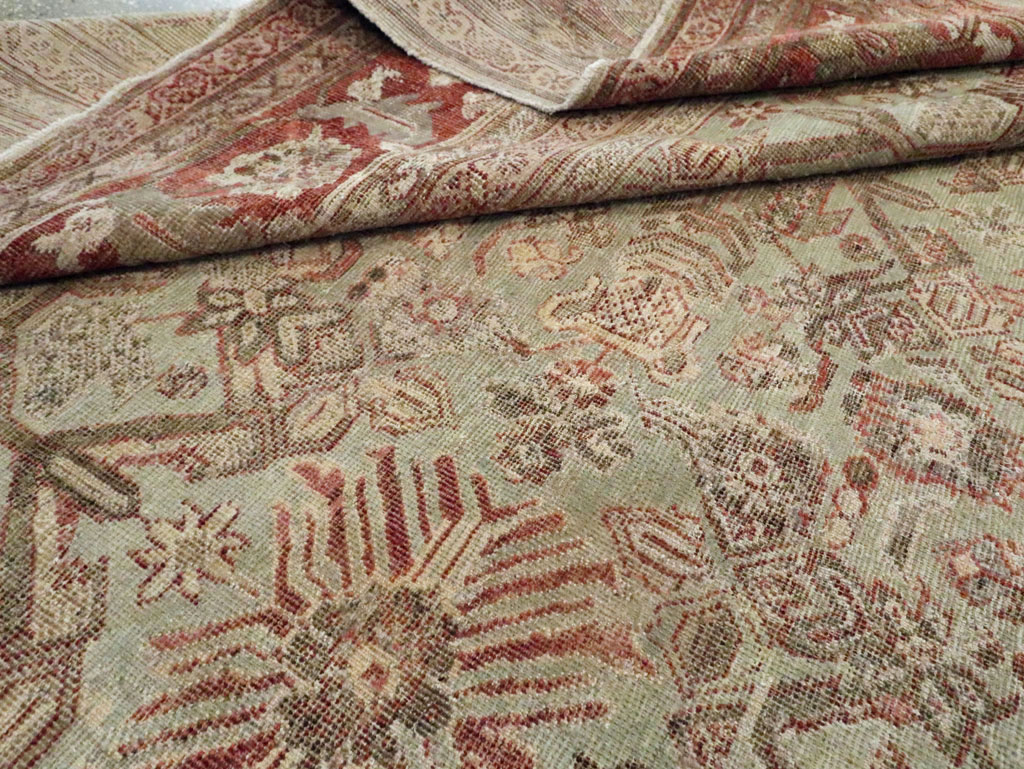 Antique Persian Mahal Room Size Carpet, No.27027 - Gsblank