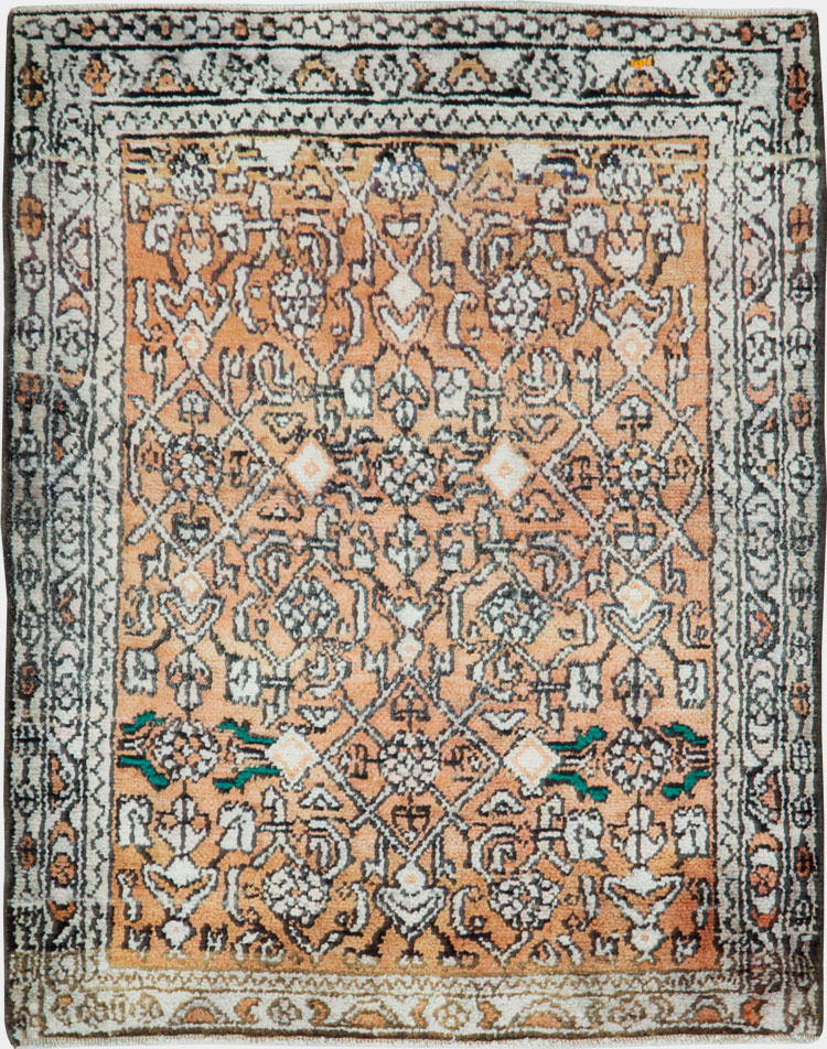 Vintage Persian Malayer Rug, No.27037 - Gsblank