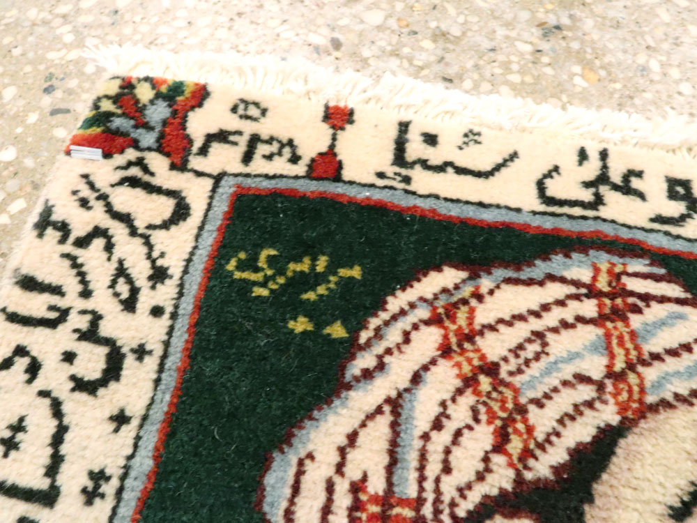 Persian Tabriz Pictorial Rug, No.27052 - Gsblank