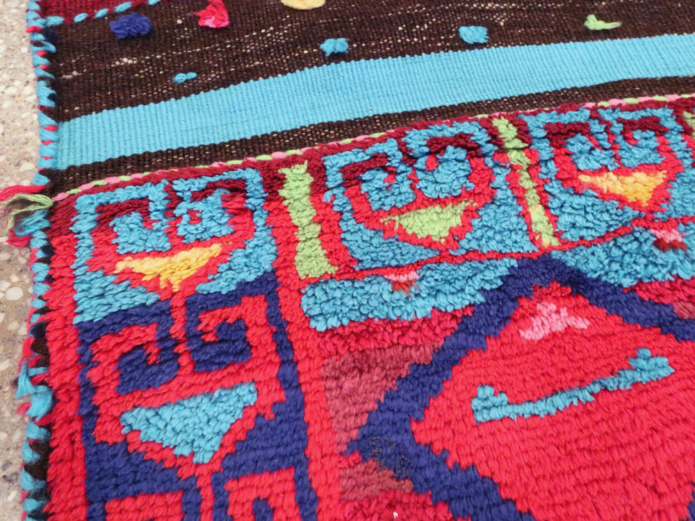 Vintage Persian Kurdish Bag Face, No.27053 - Gsblank