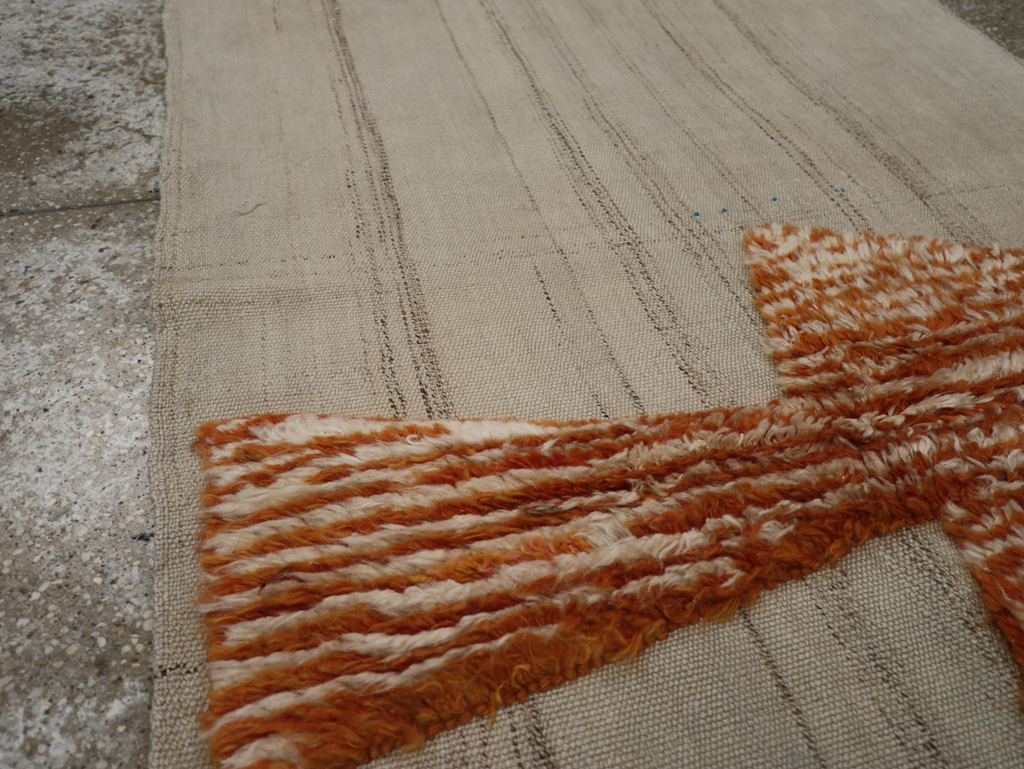 Modern Persian Flatweave, No.27055 - Gsblank