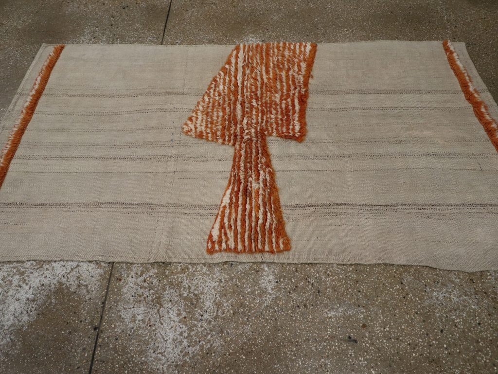 Modern Persian Flatweave, No.27055 - Gsblank