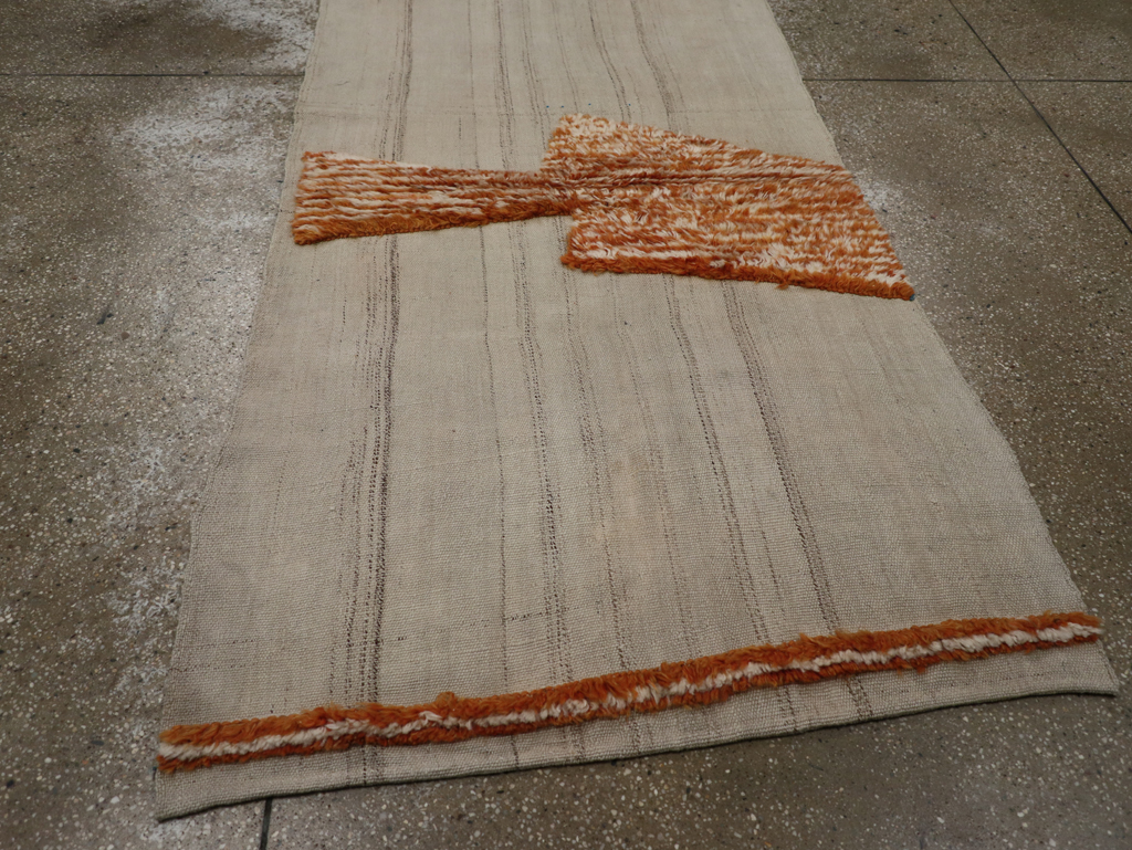 Modern Persian Flatweave, No.27055 - Gsblank