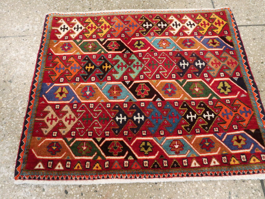 Vintage Persian Afshar Rug (Pair: 1 of 2), No.27059 - Gsblank