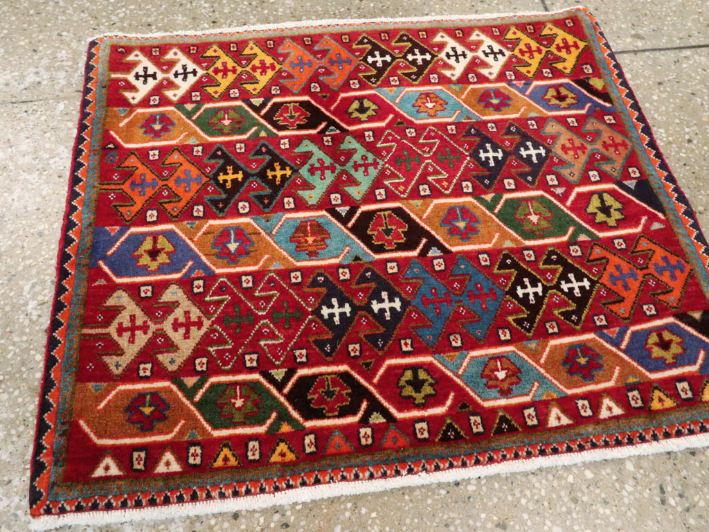 Vintage Persian Afshar Rug (Pair: 1 of 2), No.27059 - Gsblank