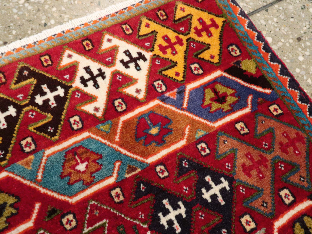 Vintage Persian Afshar Rug (Pair: 1 of 2), No.27059 - Gsblank