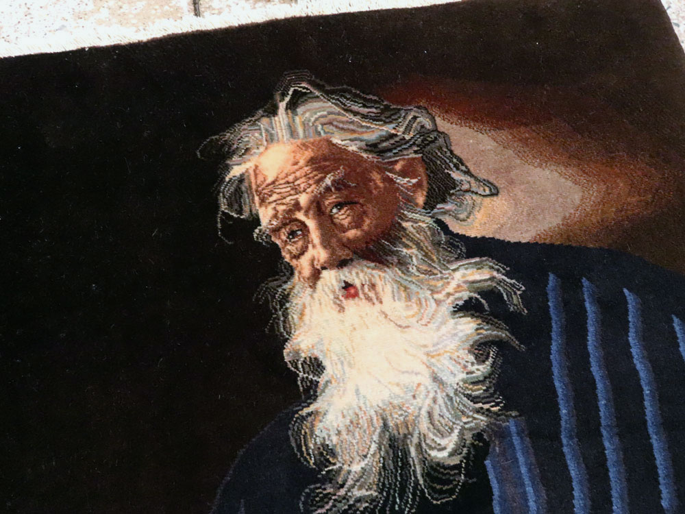 Persian Tabriz Pictorial Rug, No.27064 - Gsblank