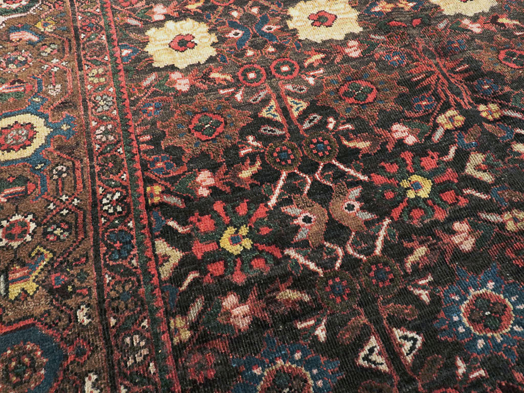 Antique Persian Mahal Carpet, No.27065 - Gsblank