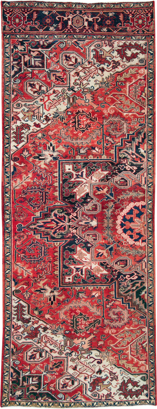 Vintage Persian Heriz Sampler Rug, No.27078 - Gsblank