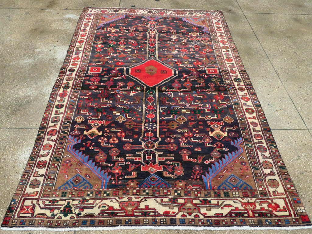 Vintage Persian Malayer Rug, No.27079 - Gsblank