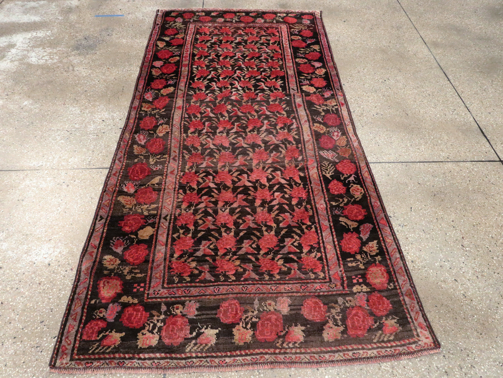 Vintage Caucasian Karabagh Accent Rug, No.27084 - Gsblank