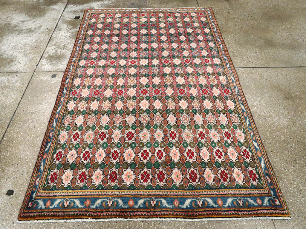 Vintage Persian Hamadan Rug, No.27085 - Gsblank
