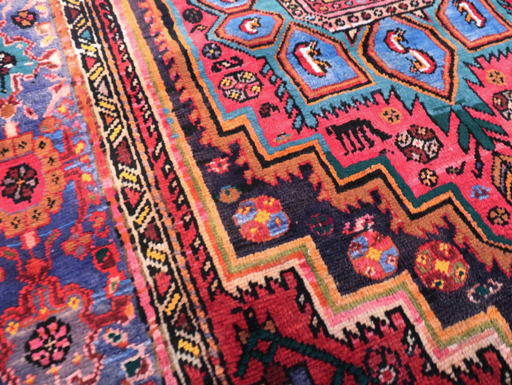 Vintage Persian Hamadan Rug, No.27091 - Gsblank