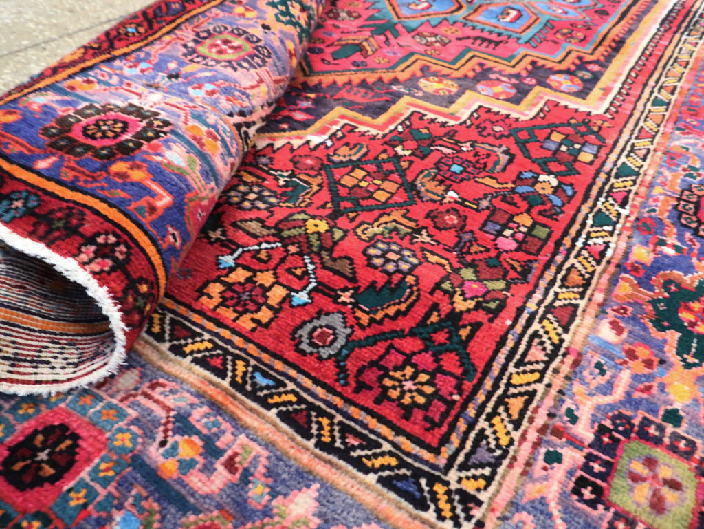Vintage Persian Hamadan Rug, No.27091 - Gsblank