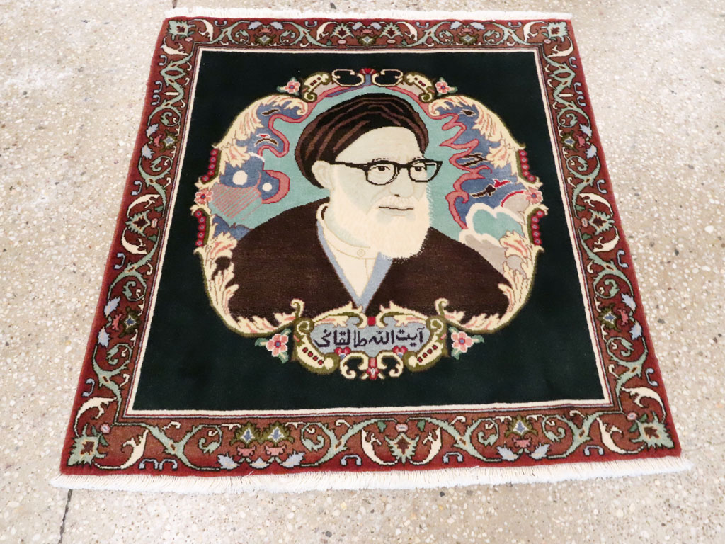 Persian Pictorial Tabriz Rug, No.27100 - Gsblank