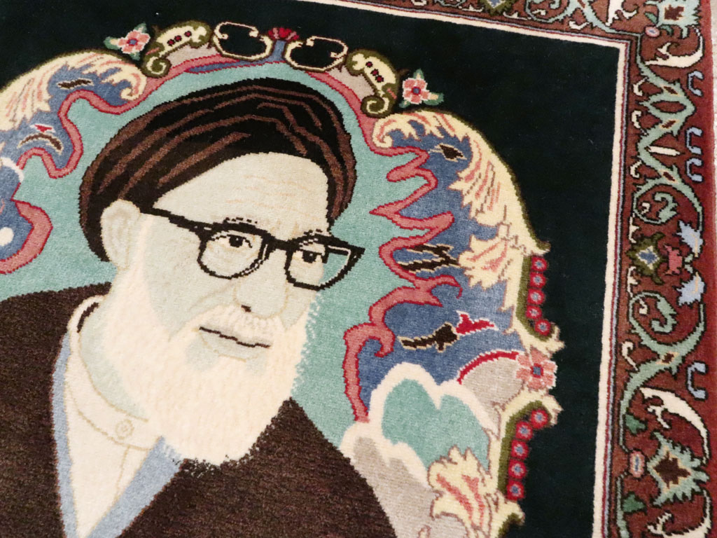 Persian Pictorial Tabriz Rug, No.27100 - Gsblank