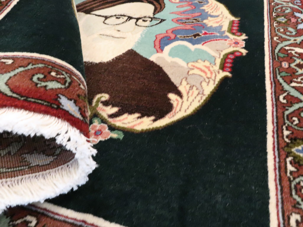 Persian Pictorial Tabriz Rug, No.27100 - Gsblank