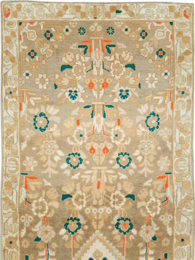 Vintage Persian Malayer Runner, No.27101 - Gsblank