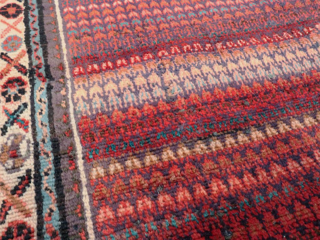 Vintage Persian Malayer Throw Rug, No.27119 - Gsblank