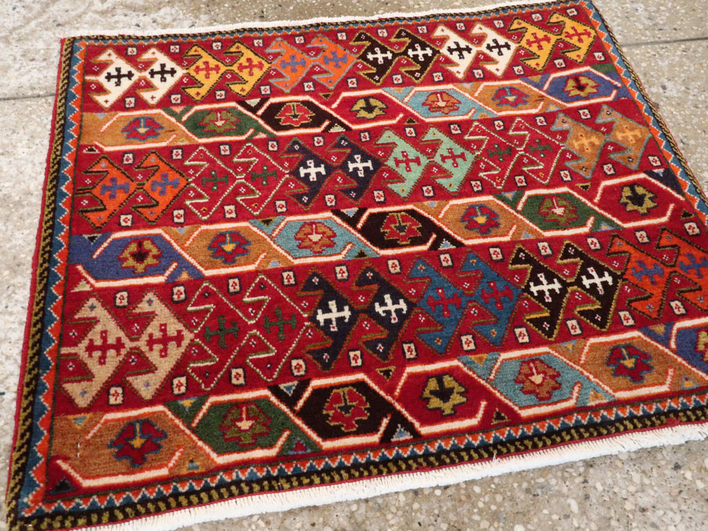 Vintage Persian Afshar Rug (Pair: 2 of 2), No.27121 - Gsblank