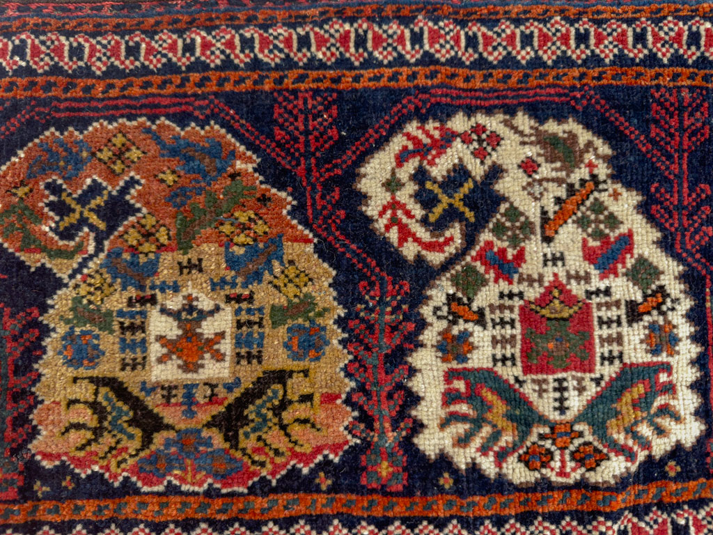 Antique Persian Afshar Tribal Bag, No.27134 - Gsblank