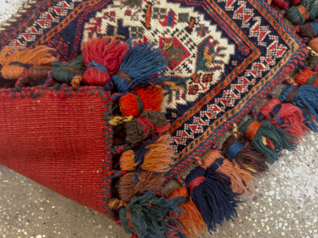 Antique Persian Afshar Tribal Bag, No.27134 - Gsblank
