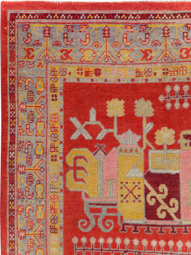 Antique Khotan Rug, No.27135 - Gsblank