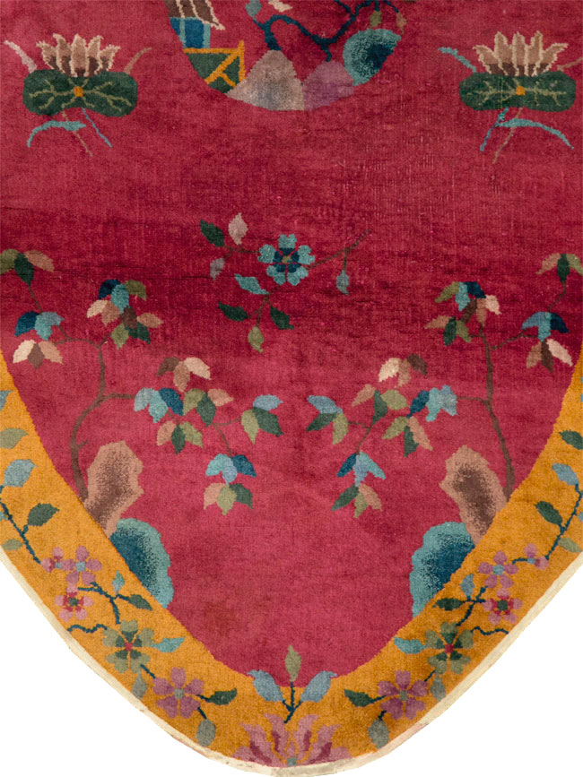 Vintage Chinese Deco Rug, No.27137 - Gsblank
