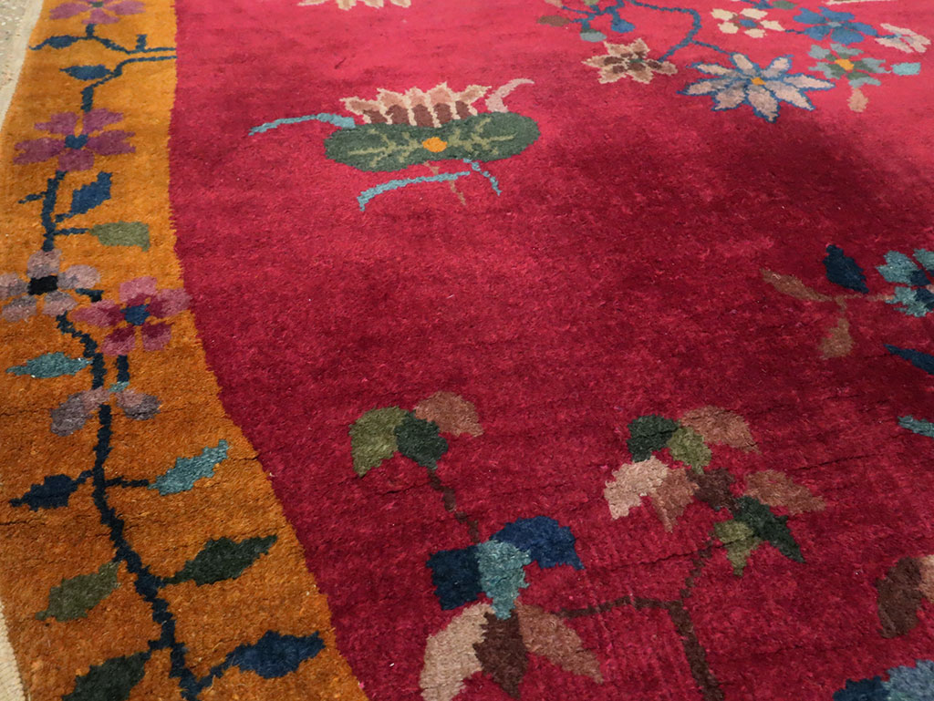 Vintage Chinese Deco Rug, No.27137 - Gsblank