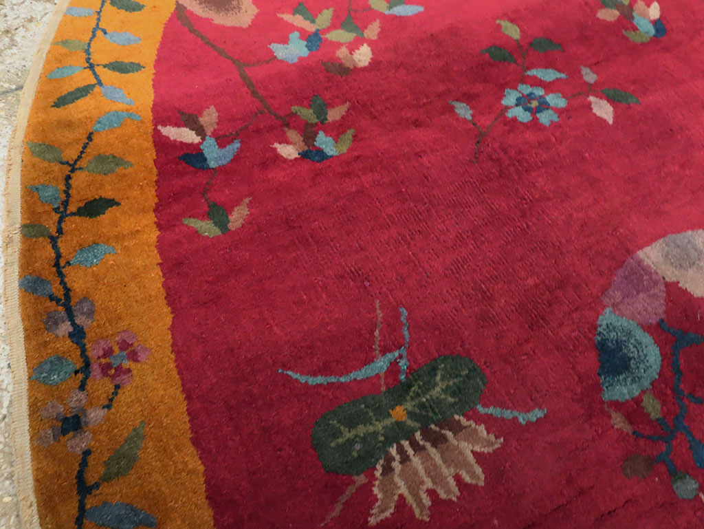Vintage Chinese Deco Rug, No.27137 - Gsblank
