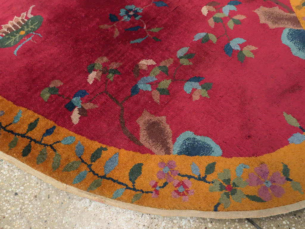 Vintage Chinese Deco Rug, No.27137 - Gsblank