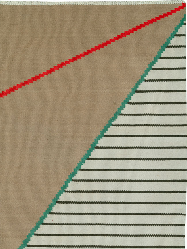 Vintage Czech Kilim Flatweave By Antonin Kybal, No.27138 - Gsblank