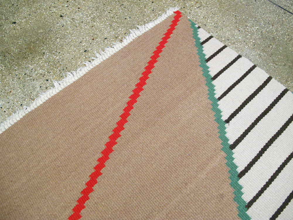 Vintage Czech Kilim Flatweave By Antonin Kybal, No.27138 - Gsblank