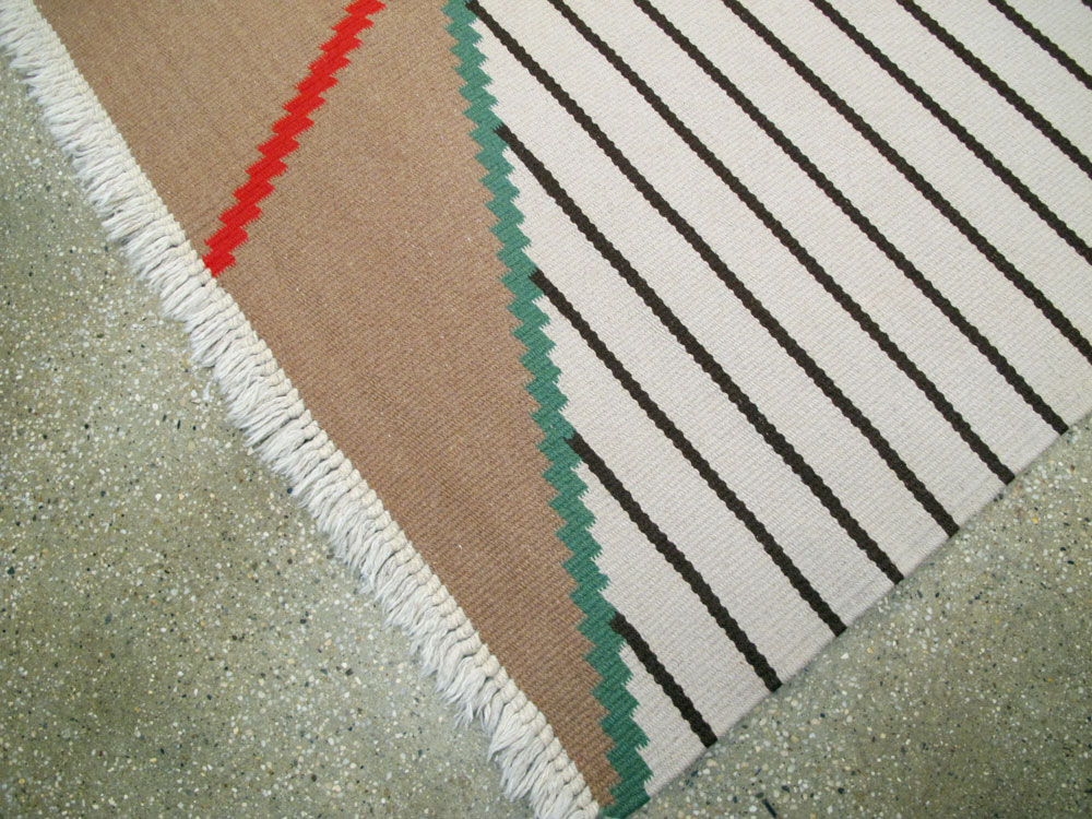 Vintage Czech Kilim Flatweave By Antonin Kybal, No.27138 - Gsblank