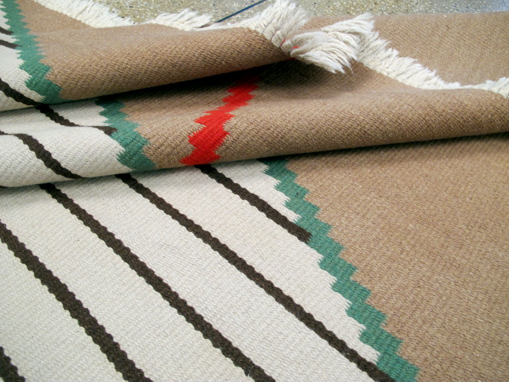 Vintage Czech Kilim Flatweave By Antonin Kybal, No.27138 - Gsblank