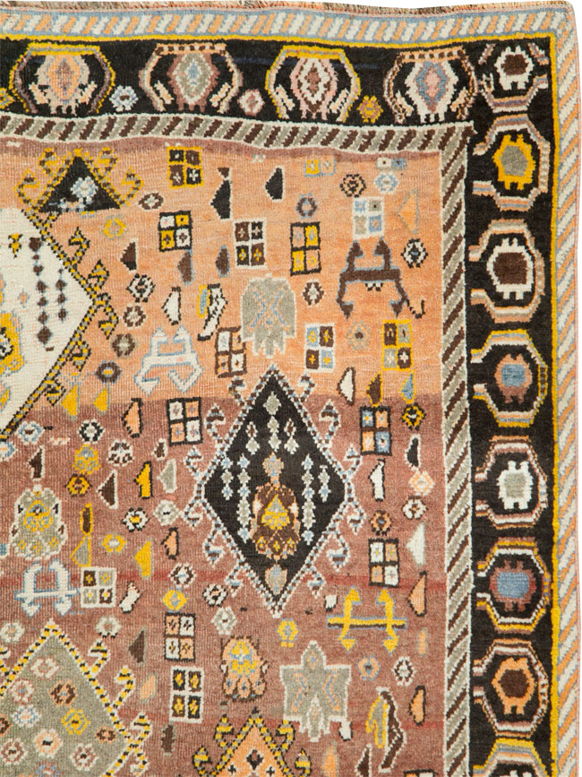 Vintage Persian Gabbeh Rug, No.27142 - Gsblank