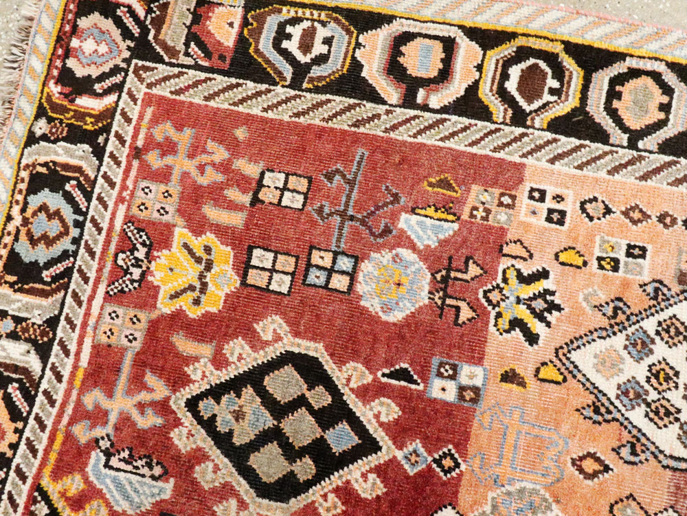 Vintage Persian Gabbeh Rug, No.27142 - Gsblank