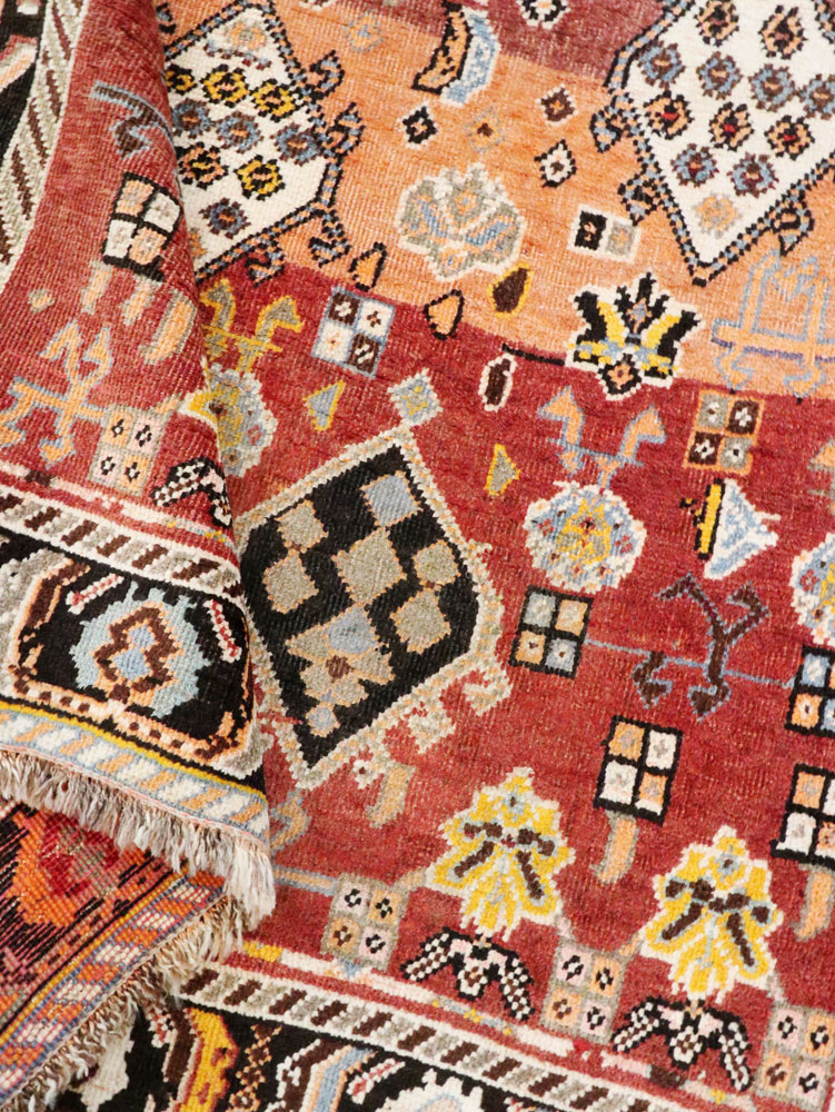 Vintage Persian Gabbeh Rug, No.27142 - Gsblank