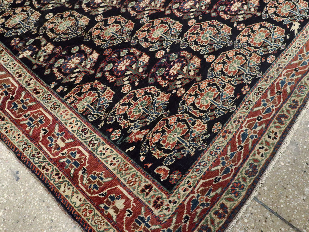 Antique Persian Pictorial Shiraz Carpet, No.27143 - Gsblank