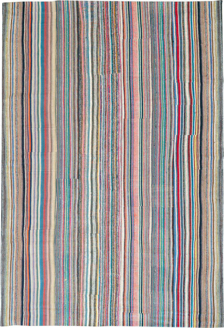 Vintage Turkish Flatweave Kilim , No.27152 - Gsblank