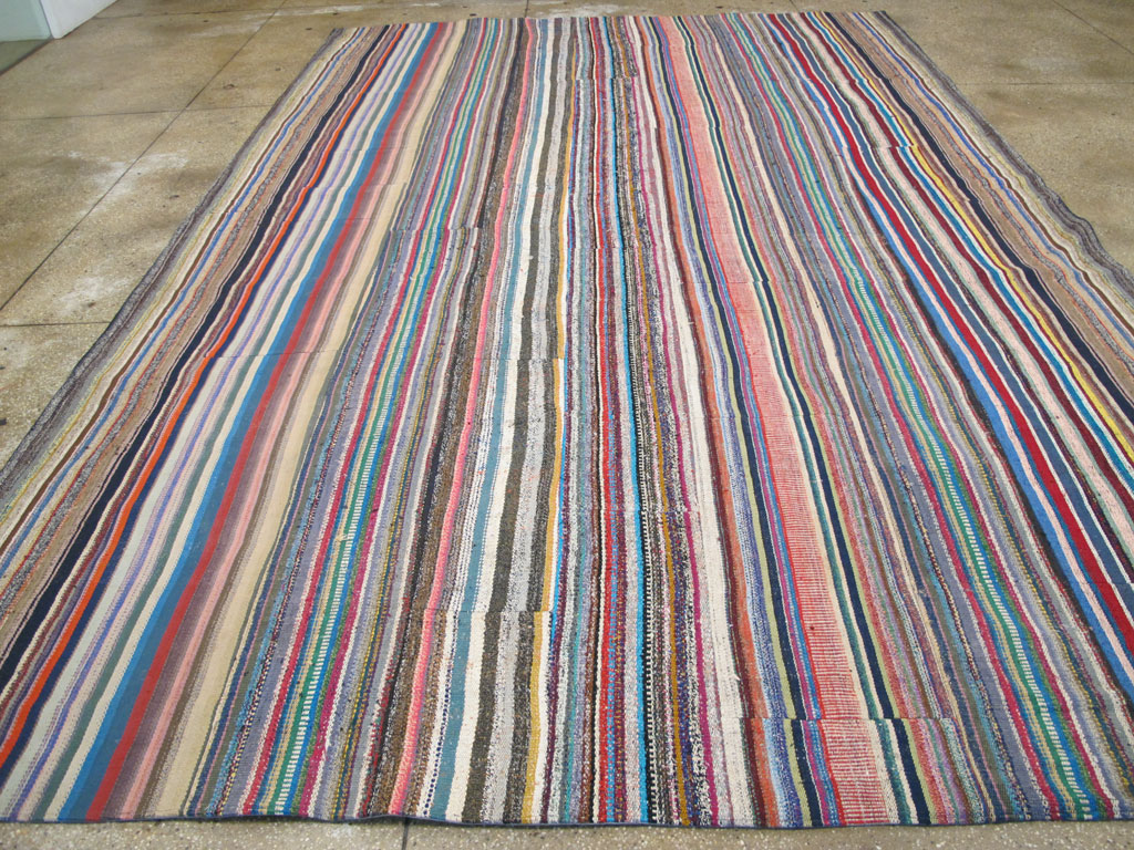 Vintage Turkish Flatweave Kilim , No.27152 - Gsblank