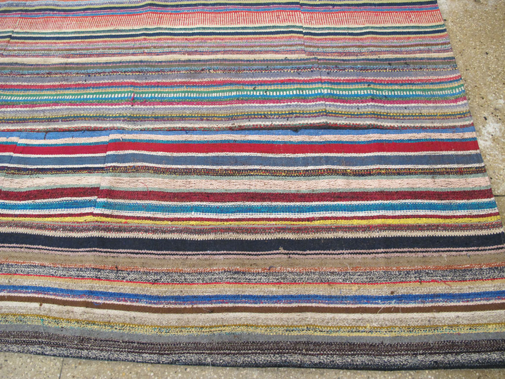 Vintage Turkish Flatweave Kilim , No.27152 - Gsblank